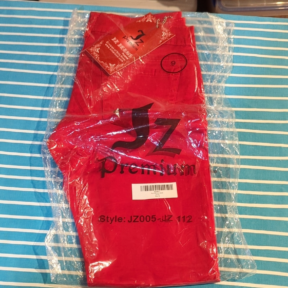 Women's Red Skinny Jeans